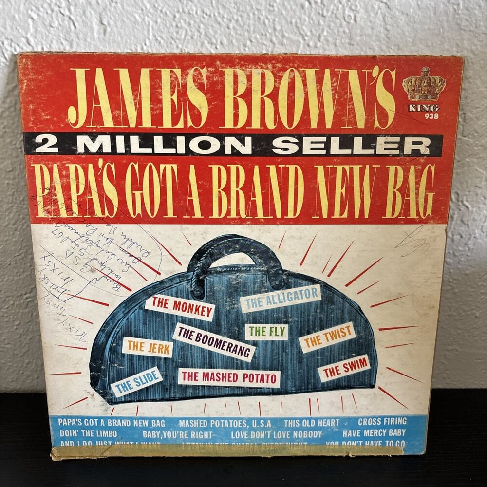 James Brown's Papa's Got A Brand New Bag LP Vinyl Record King 938 Hi-Fi 1965